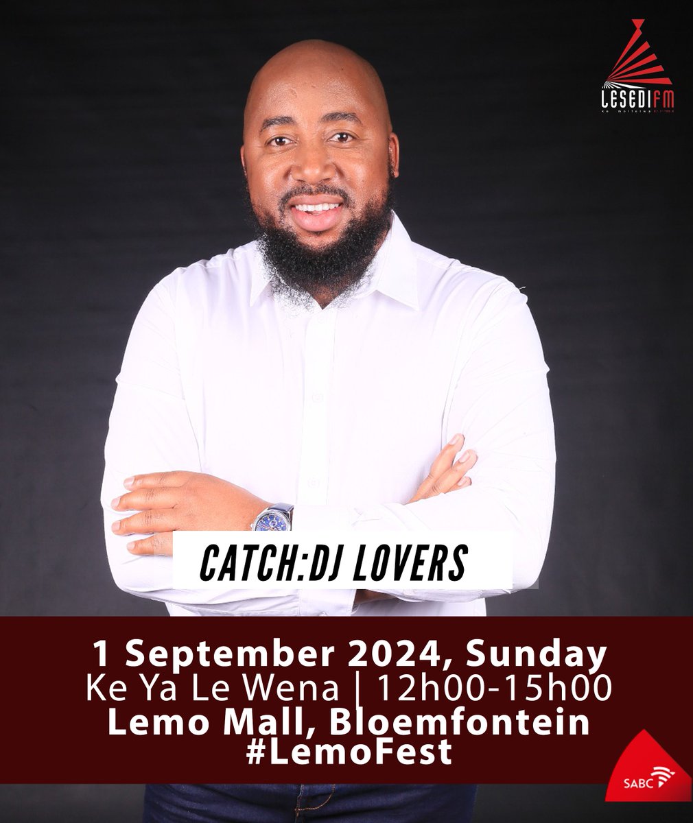 LesediFM's tweet photo. Kajeno re hasa lenaneo la #KeYaLeWena ka kotloloho Lemo Mall,Bloemfontein. #LemoFest https://t.co/d15Y3SQUHH