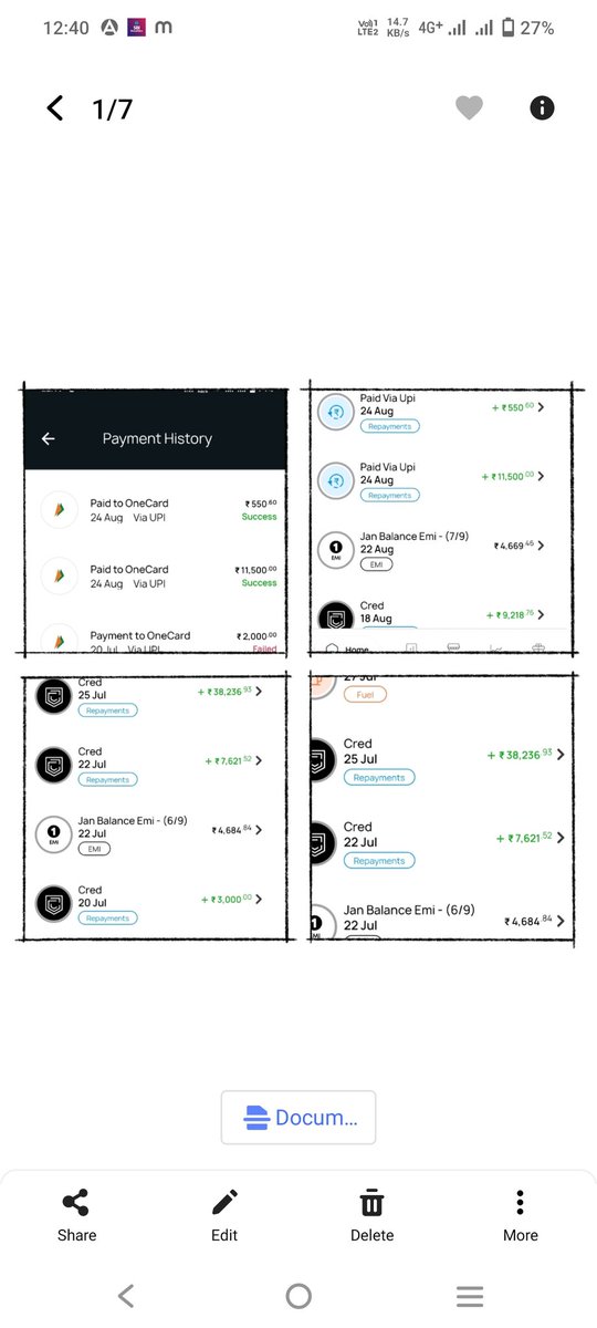 VasuManku1's tweet photo. One card credit card company charged me a lot. 
If you ask what this is, they are cheating by telling you that there are no calculations. 
One card people don't care who complained. 
Please don't take one card credit card friends you will get cheated on.
#onecard
#RBI 
#BOB https://t.co/qpEhBMRGwM