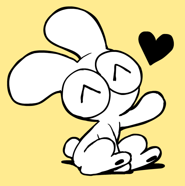 thanks for watching my bunny cartoon! i see and appreciate every comment