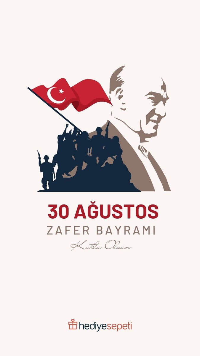 Başkomutan Mustafa Kemal Atatürk ve silah arkadaşlarını saygı ve minnetle anıyoruz. 30 Ağustos Zafer Bayramımız Kutlu Olsun! 🇹🇷