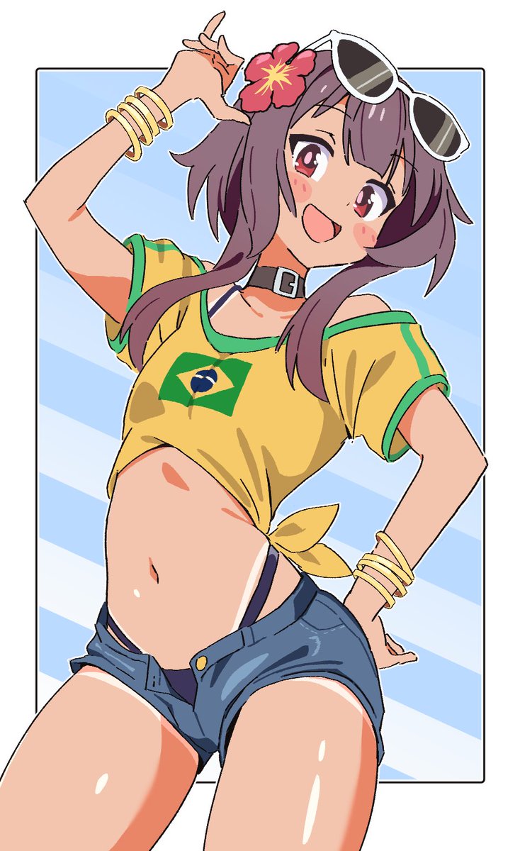 tknknym's tweet photo. ブラジルめぐみん🇧🇷
#このすば 
#Konosuba https://t.co/C9L3nE9qpw