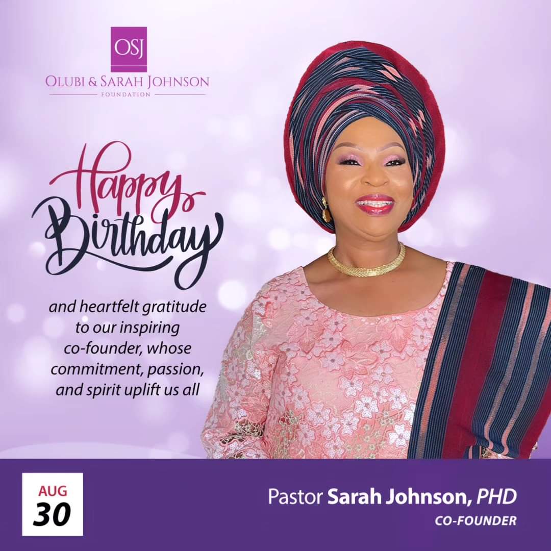 Olubi & Sarah Johnson Foundation tweet media