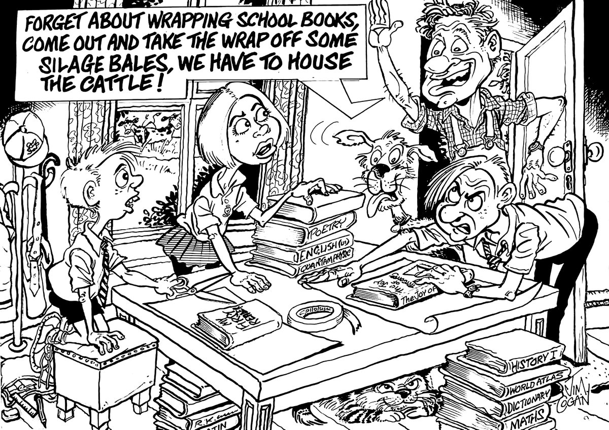 farmersjournal's tweet image. 📚 | Check out this week's cartoon. 👇
#backtoschool #silage