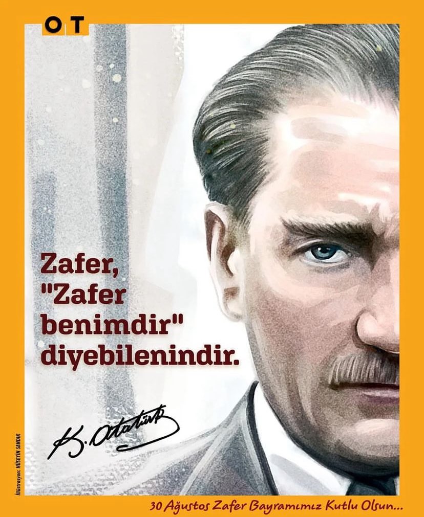 30 Ağustosa Zafer Bayramımız Kutlu olsun 🇹🇷