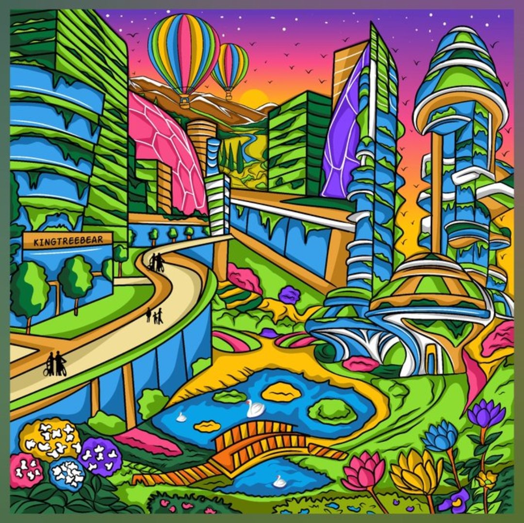 #treebear2024 💚
Final day is here, I'm truly grateful for this opportunity <a href="/KingTreeBear/">Ⓥ TREE BEAR Ⓥ</a> 👑

I'm not in winners 
But I'm happy for all the friends who won <a href="/LitKristi/">LITKRISTI 🪽</a> so happy for you, congrats all 🤗

Fingers crossed let's hope for the best for all 🫂
My Entry ~ " 𝐂𝐢𝐭𝐲 𝐨𝐟