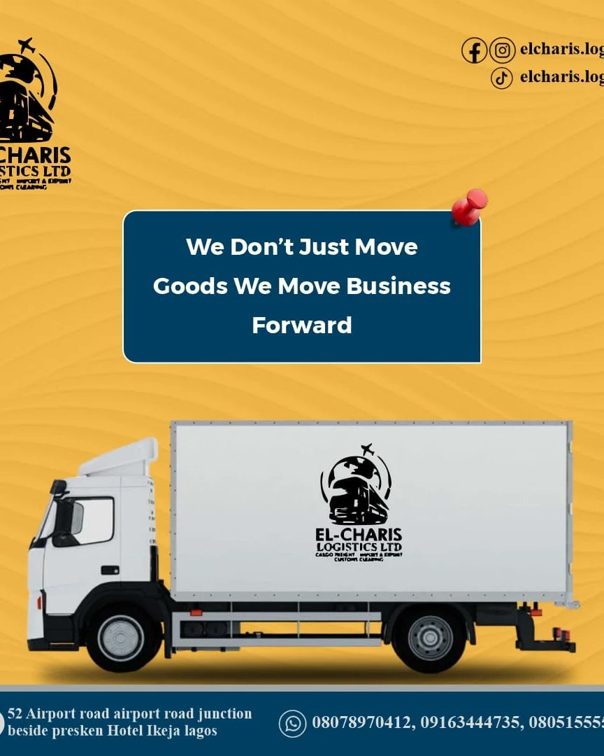 Iam_ogk's tweet photo. Big load or small load, @Elcharislogist gat you always 💯
Follow slide for our office address and phone lines
#elcharislogistics
#logisticssolution
#Diaspora
https://t.co/DSjXX2Gl8f https://t.co/zyXEw4DgMy