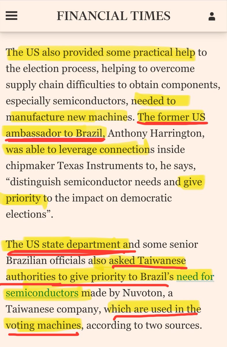 MikeBenzCyber's tweet photo. The US State Dept called in massive favors &amp; leveraged personal connections to build voting machines for Lula-aligned Brazil officials and then the CIA warned Bolsonaro not to mess with or cast doubt on all the new US State Dept-secured voting machines determining his election https://t.co/eo4QEP1RKa