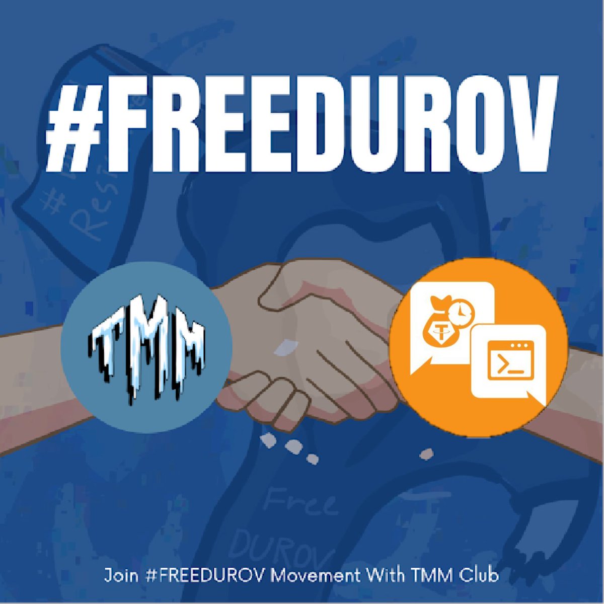 🎉TON Market Maker Club x Crypto Chasers🎉

🚀由<a href="/tmm_club/">TON Market Maker Club</a>发起的 #FREEDUROV NFT

🆓<a href="/durov/">Pavel Durov</a>在法国被捕后，<a href="/ton_blockchain/">TON 💎</a>上的大量项目 ，甚至连交易所的 $TON 图标都变成了反叛狗的ICON

🎁+2 🆓mint
1⃣️关注<a href="/cryptochasersco/">Crypto Chasers(⏱,💰)</a> <a href="/tmm_club/">TON Market Maker Club</a> 
2⃣️Like + QRT+ 留言#FREEDUROV+ton地址