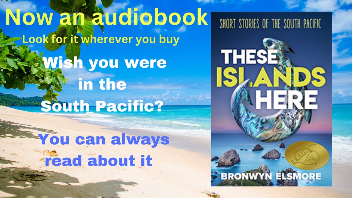 flaxroots's tweet image. Beach, commute, wherever - 
it can be with you
THESE ISLANDS HERE - Short Stories of the South Pacific
now an 🎧 AUDIOBOOK 🎧
Paper, ebook, audio
amazon.com/dp/B07L7JNX4V
or wherever you buy your audiobooks.
Have a happy day!
