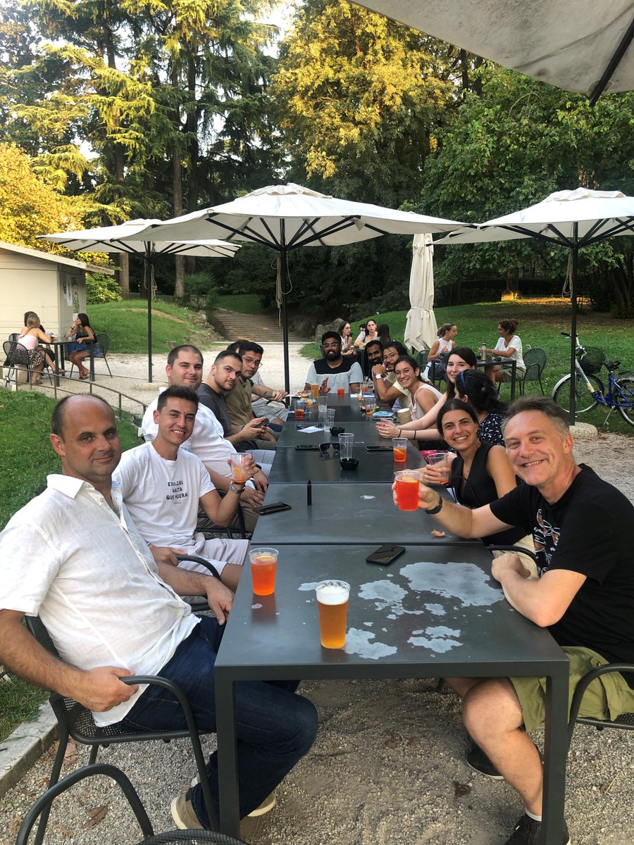 <a href="/NanedP/">Naned_project</a>  is not only science but it is also friedship and social life. Nice evening aperitivo in Padova at #ecm34 with <a href="/PassutiSara/">Sara Passuti</a> <a href="/EricaAtleta/">Erica Cordero</a> <a href="/hrushikeshch97/">Hrushikesh Chintakindi</a>