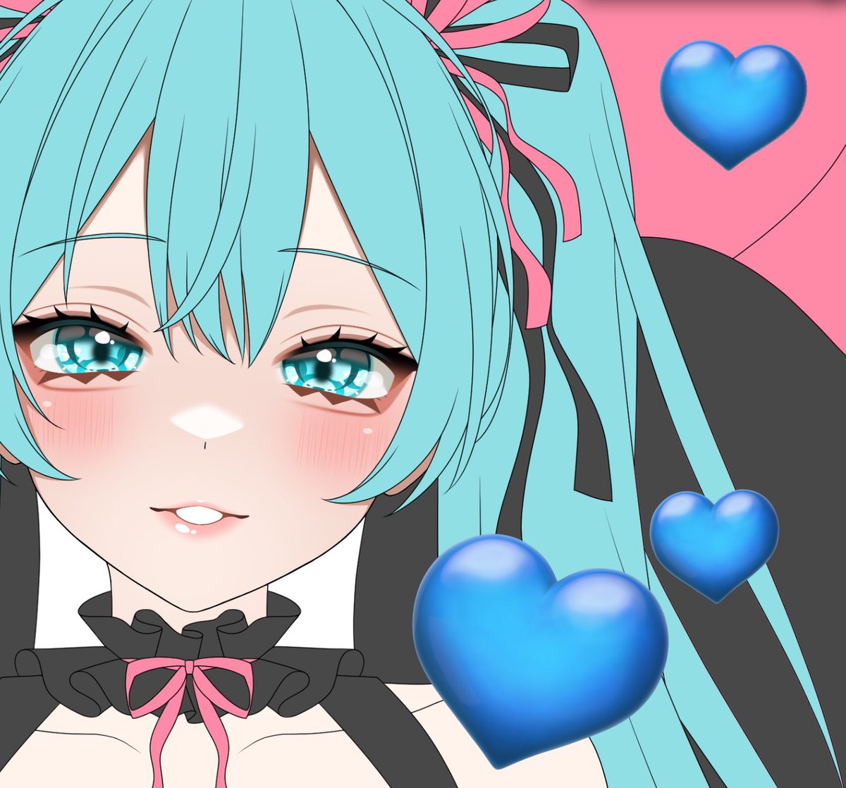 初音ミク 「φ(..)カキカキ……………………… 」|わんこ🐾【お仕事募集中】のイラスト
