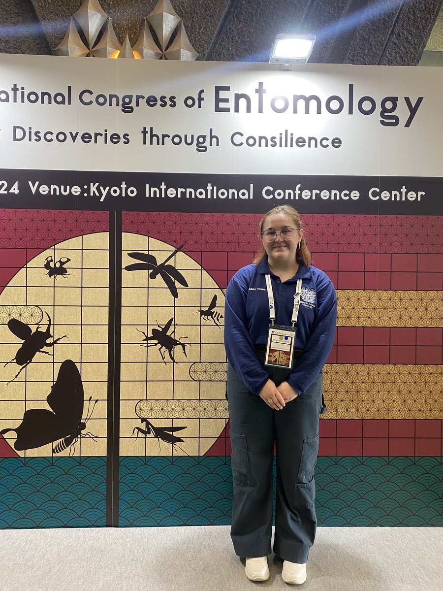 Aimee Tonks (@tonks_aimee) on Twitter photo So honoured to have presented my #PhD research at #ICE2024Kyoto!
Thank you to <a href="/Rabobank/">Rabobank</a> , <a href="/BomfordTrust/">DouglasBomfordTrust</a> and <a href="/RoyEntSoc/">Royal Entomological Society</a> for your generous support towards getting me here today.
<a href="/HAU_Entomology/">Entomology @ Harper Adams University</a> , I couldnāt have done it without you guys. Thank you š„¹šŖ² So honoured to have presented my #PhD research at #ICE2024Kyoto!
Thank you to <a href="/Rabobank/">Rabobank</a> , <a href="/BomfordTrust/">DouglasBomfordTrust</a> and <a href="/RoyEntSoc/">Royal Entomological Society</a> for your generous support towards getting me here today.
<a href="/HAU_Entomology/">Entomology @ Harper Adams University</a> , I couldnāt have done it without you guys. Thank you š„¹šŖ²