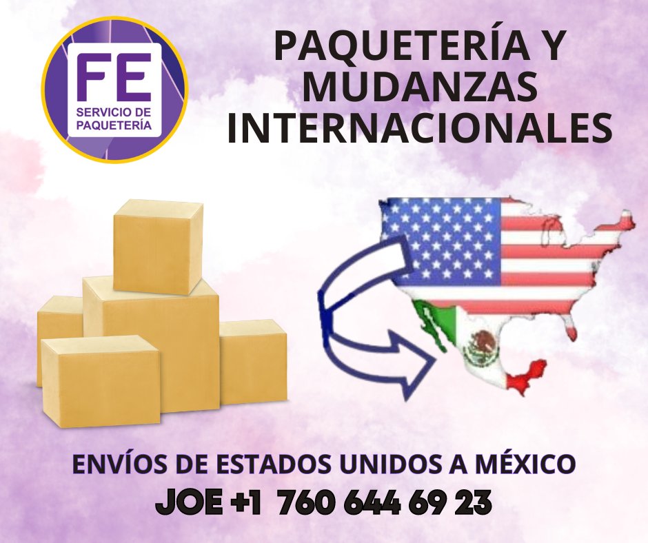 festmigrante's tweet photo. Envíos de #paquetería de Estados Unidos a México https://t.co/DvYCyhqF30