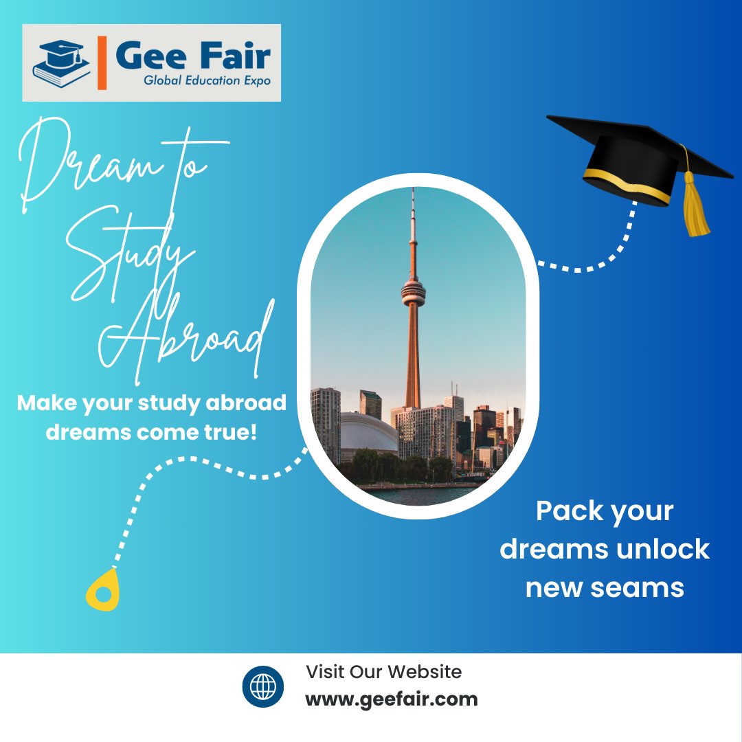 gee_fair's tweet photo. Explore endless possibilities at Gee Fair, the ultimate destination for students aspiring to study abroad. Connect with top universities, discover scholarship opportunities, and pave the way for your global academic journey. 
#GeeFairEducation #StudyAbroad #EducationExpo https://t.co/Iid1IWDH7E