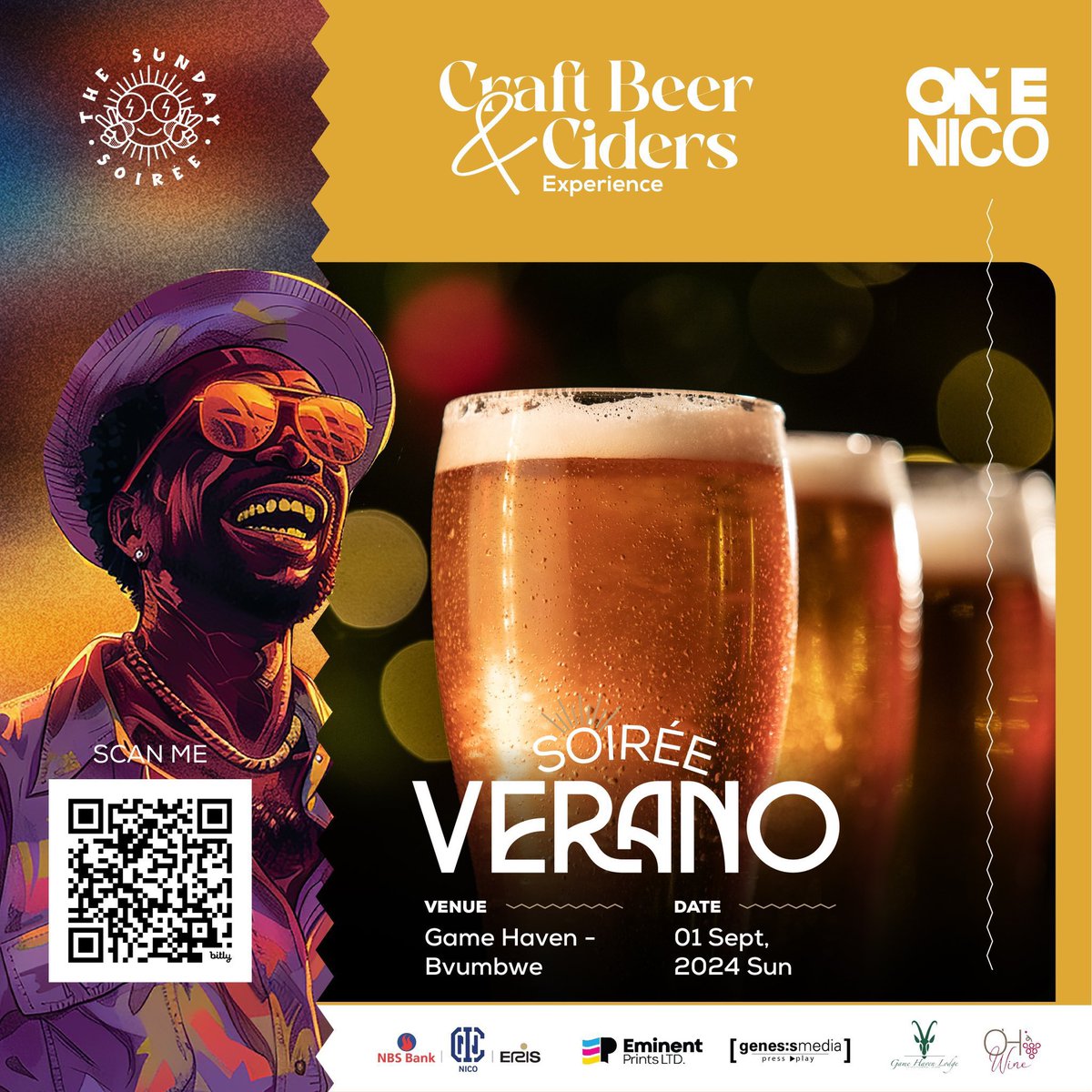 ElzJoel's tweet photo. Craft Beer & Ciders Experience 🔥😍
It’s happening this coming Sunday 📍Game Haven -Bvumbwe
Grab yours now before they're gone
🎫 https://t.co/CyA41h2JJa
#SoiréeVerano #BlantyreSoirée
#GameHaven #SundaySoirée https://t.co/EGWRLM4gUO