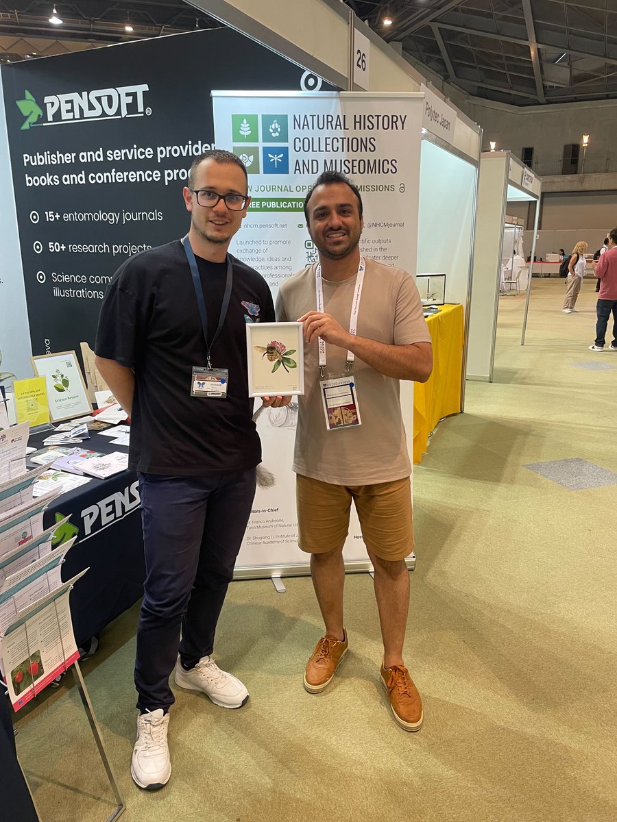 Pensoft (@pensoft) on Twitter photo 🏆#Hymenoptera expert <a href="/MghafouriM/">Mostafa Ghafouri</a> won our #ICE2024Kyoto raffle after subscribing for a bunch of our #journals in #entomology!
☺️He received a #Bombus illustration by <a href="/peneva_denitsa/">Denitsa Peneva</a>!
💡Subscribe for our #journal newsletters on their websites:
pensoft.net/browse-journals #ICE2024 🏆#Hymenoptera expert <a href="/MghafouriM/">Mostafa Ghafouri</a> won our #ICE2024Kyoto raffle after subscribing for a bunch of our #journals in #entomology!
☺️He received a #Bombus illustration by <a href="/peneva_denitsa/">Denitsa Peneva</a>!
💡Subscribe for our #journal newsletters on their websites:
pensoft.net/browse-journals #ICE2024
