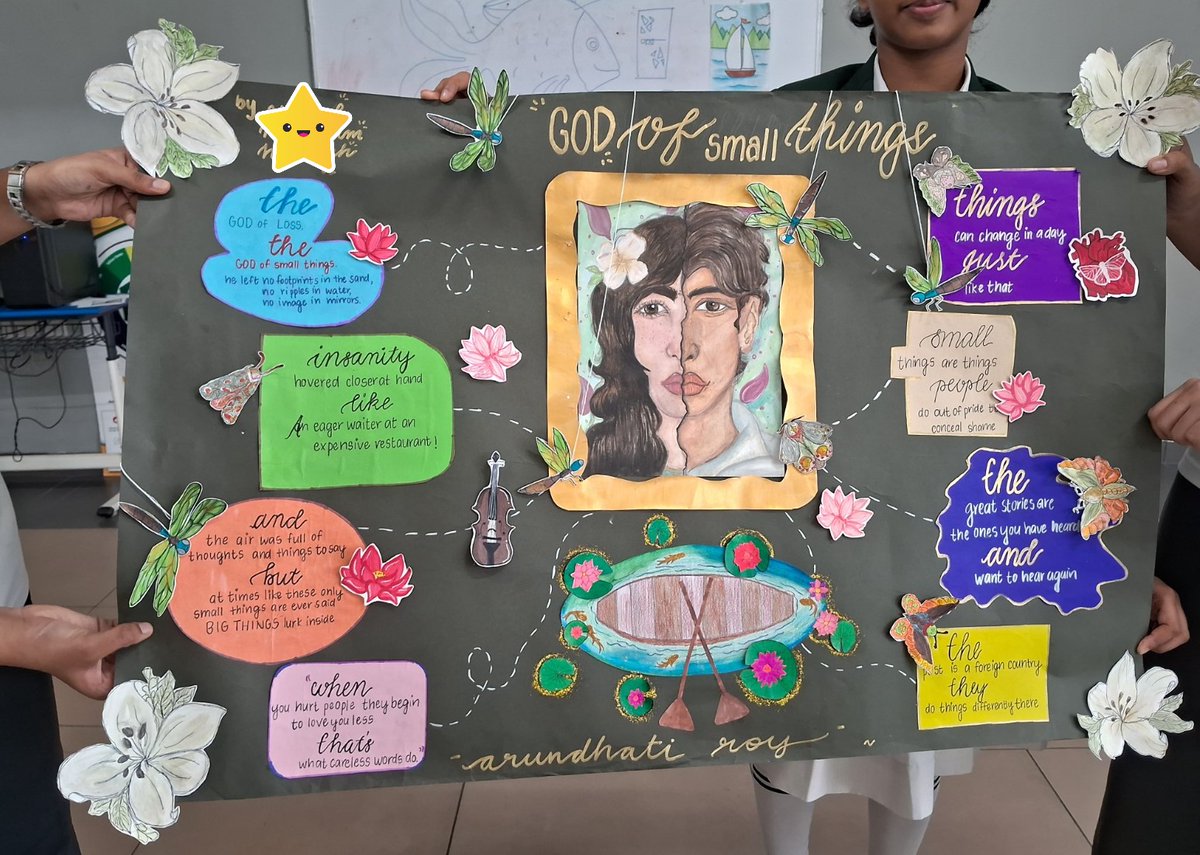 kooolanz's tweet photo. When daughter and gang chose #ArundhatiRoy for their English day at school.....😍
#GodOfSmallThings
@royarundhti
psssssst.... aaa ezhuthiyathu pullikkari aanu, athum santhosham, concept of course mother's thanne aayirikkum 🥶 ! https://t.co/q8EXt1MqAw