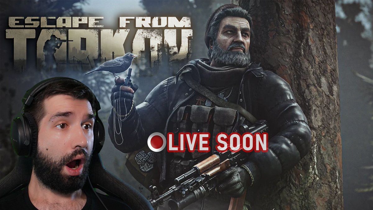 therealxand3r's tweet photo. 🎮 Going Live Soon! 🎮

Join me as I take on high-stakes raids, intense firefights, and epic loot runs. 💀💼

Catch all the action live on:
YouTube: https://t.co/tDMhPuw5QQ 
or
Twitch: https://t.co/LW5GaCQEnW 

#EscapeFromTarkov #TarkovLive #GamingCommunity #StreamerLife #LiveNow https://t.co/Jt6NWeOYXn