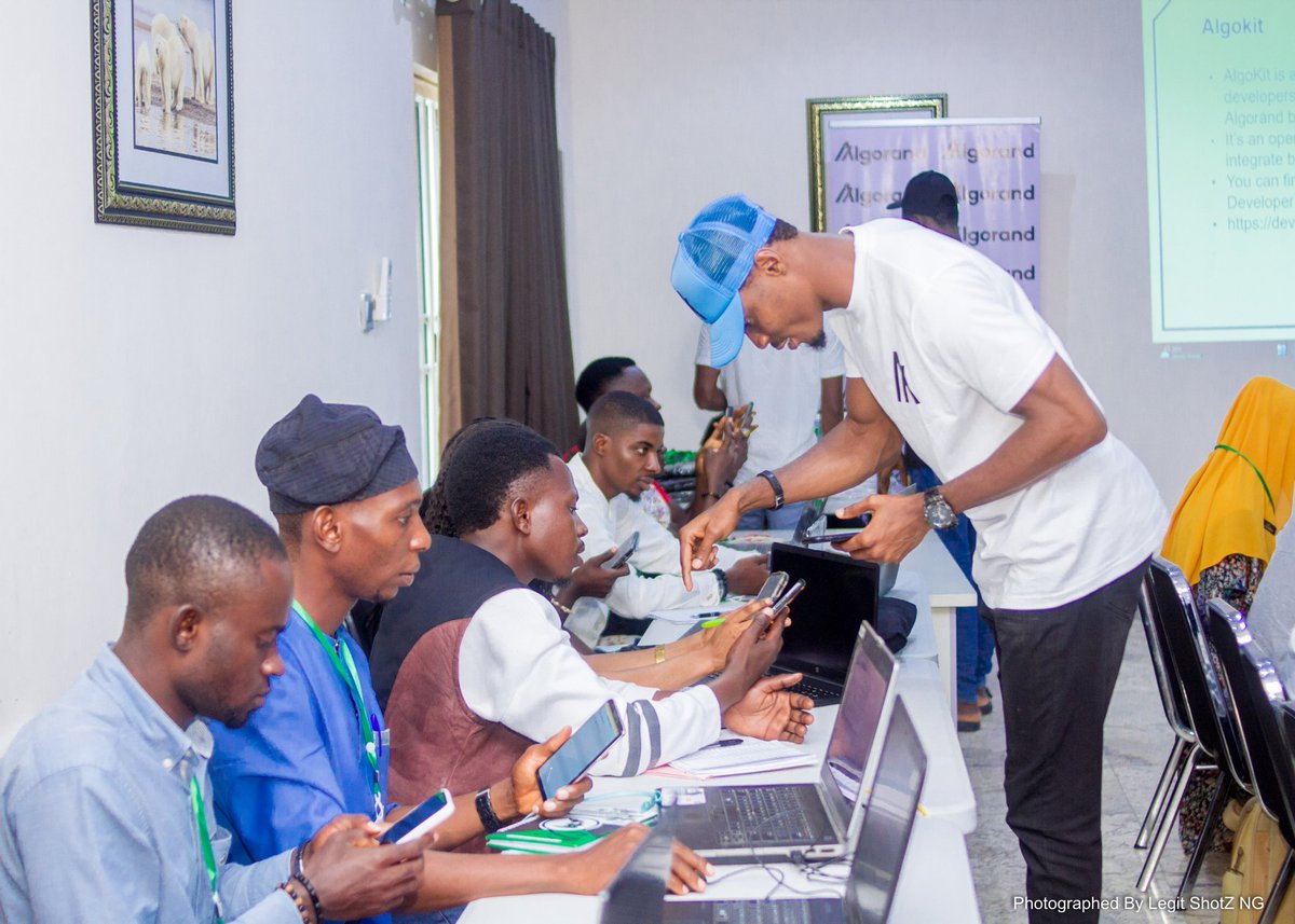 Algorand_NG's tweet photo. #AlgorandDevFest Taraba Day 1 in pictures where developers were introduced to #Algokit, a simple one-stop tool to build and launch applications on the Algorand protocol. 

#AlgorandNigeria #Algodevs https://t.co/RfF8N9QkZb