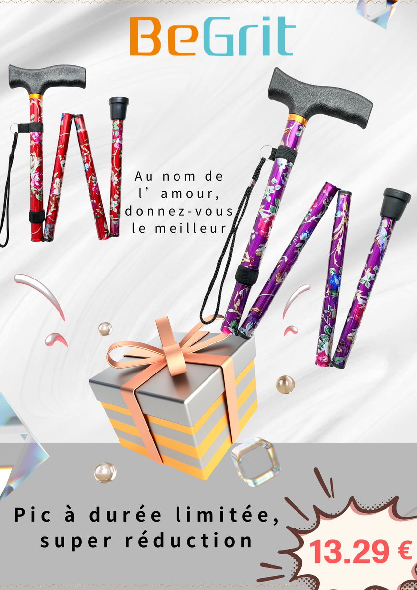 cryingsale's tweet photo. [La canne pliante réglable est un régal pour les secondes, et elle est vendue pour un temps limité ! ]
💥La tempête de pointes arrive, et l’offre est à ne pas manquer ! 💥

‼️[Période de promotion : du 2 au 8 septembre 2024]

🔗https://t.co/SdwKWeOBmt
🔗https://t.co/W9SWW4tdtH https://t.co/xlb71QbQwM