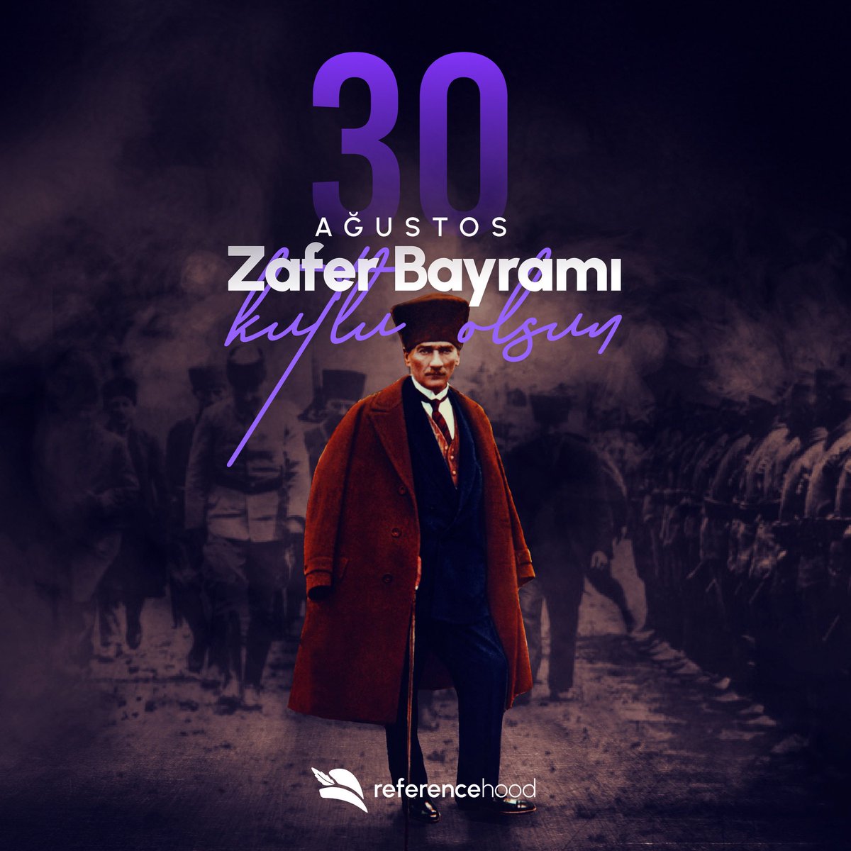 Cumhuriyetimizin temellerini atan zaferin yıldönümünde, Gazi Mustafa Kemal Atatürk ve silah arkadaşlarını saygıyla anıyoruz. 

#30AgustosZaferBayramı kutlu olsun! 🇹🇷