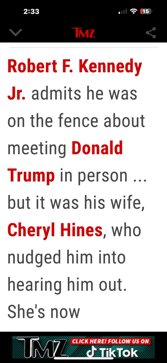 Felt a little bad for <a href="/CherylHines/">Cheryl Hines</a> for the shit she was getting. Women always being blamed for what men do. Then I read this, &amp; damn, she SHOULD BE BLAMED if this is true. If u followed her podcast with <a href="/TigNotaro/">Tig Notaro</a> u have to be as confused &amp; sad too. #rfkjr #cherylhines #vpkamala