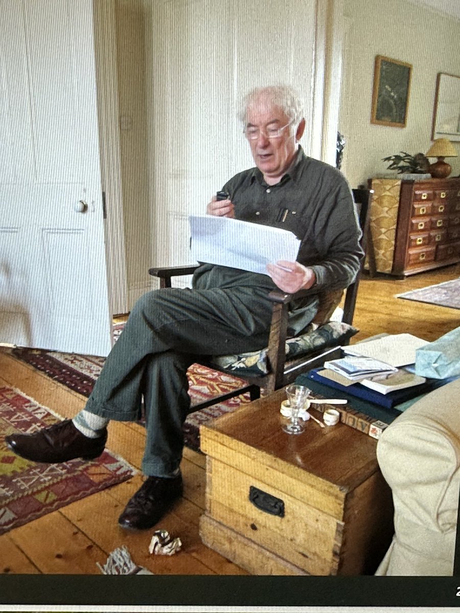 IanCallaway352's tweet image. Homage to #SeamusHeaney - a #Postscript if you will - who sadly left us eleven years ago today. A great poet. And a bloody good egg to boot.