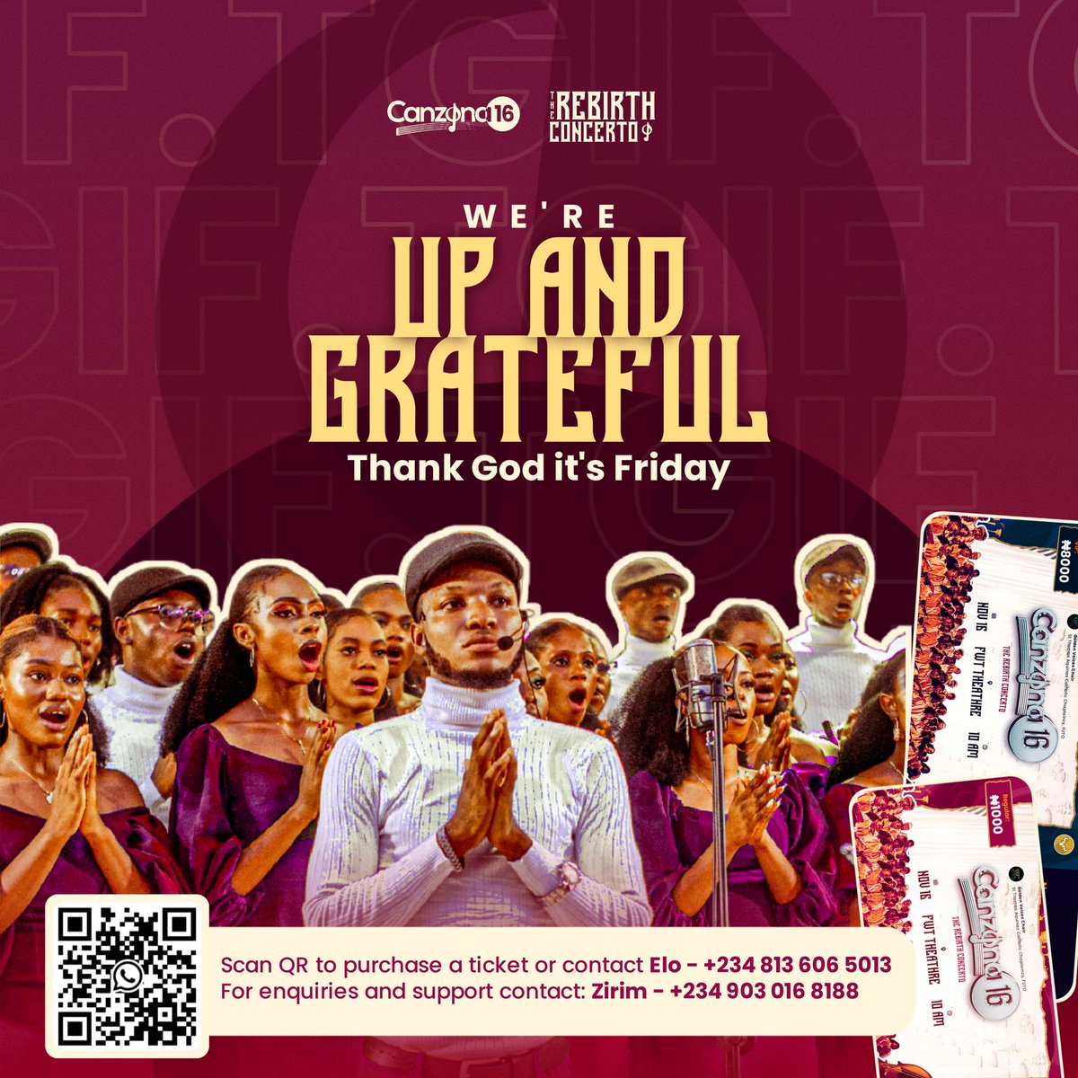 We start this day with a heart full of gratitude😊 and a spirit that's lifted up!
And as we choose to focus on the good, to appreciate the small things, and to trust in the goodness of God. We're thankful

#upandgrateful #TGIF #viral #choralmusic #canzona16 #foryoupage #Gratitude