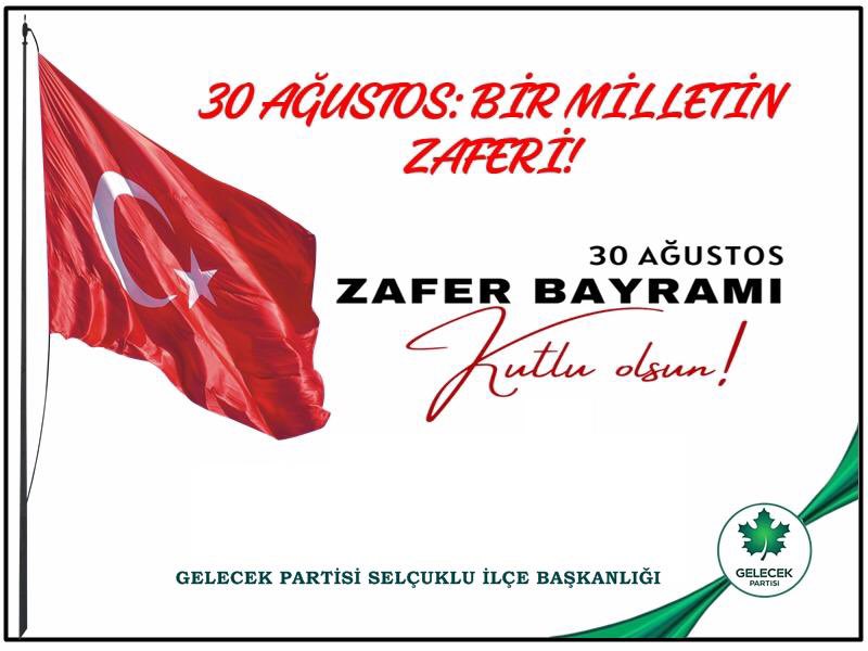Tüm şehit ve gazilerimizi rahmet ve minnetle anıyoruz. Bize emanet edilen bu güzel vatanımızı gelecek nesillere en güzel şekilde bırakmak için çok çalışmamız gerekiyor. 
<a href="/Ahmet_Davutoglu/">Ahmet Davutoğlu</a> 
<a href="/ahmetarslan42/">AHMET ARSLAN</a> 
<a href="/HEkici42/">Hasan Ekici</a> 
#30AgustosZaferBayramımız