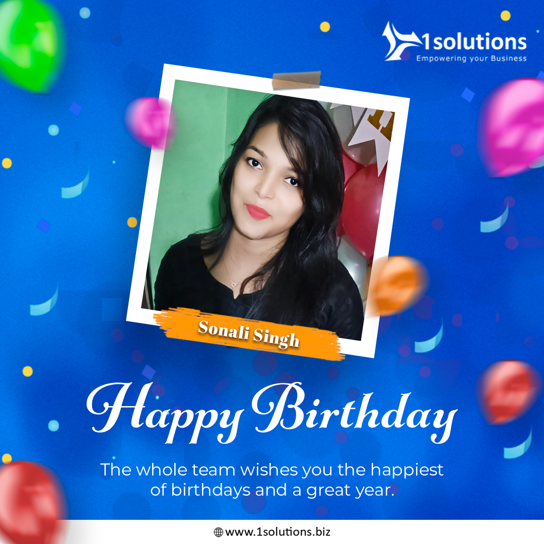 1solutionsbiz's tweet photo. ๐๐๐ฉ๐ฉ๐ฒ ๐๐ข๐ซ๐ญ๐ก๐๐๐ฒ Sonali ๐ฅณMay your special day be filled with happiness, laughter, and all your favorite things. Cheers to a fantastic year ahead!
#BirthdayGirl #BirthdayCelebration #BirthdayWishes #1solutions https://t.co/z7hUOUoaFM