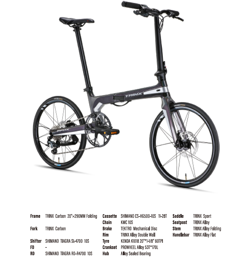 isshoudou's tweet photo. らびーん🫡
昨日に続いて入荷検討中の折り畳み自転車。
こちらはカーボン製で販売額は約10万前後が見込まれてます。
#TRINX
#サイクリング https://t.co/0O3wjn1L32