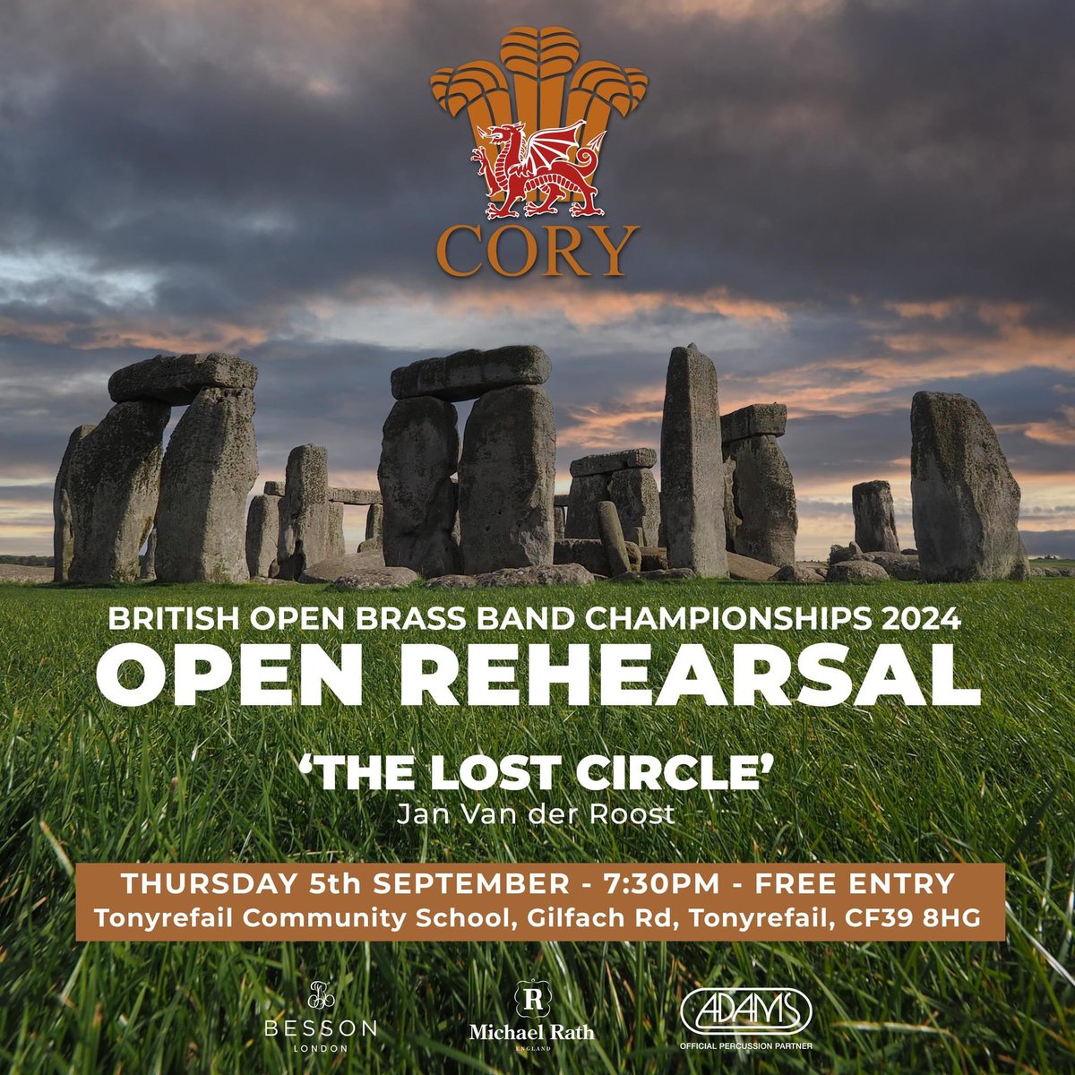 The Cory Band (@coryband) on Twitter photo Come and hear us put the final touches to ‘The Lost Circle’ in preparation for the 2024 British Open Brass Band Championships 🎺🥁.
<a href="/AdamsPercussion/">Adams Percussion</a> <a href="/BessonLondon/">Besson Brass</a> <a href="/rathtrombones/">Rath Trombones</a> <a href="/4barsrest/">4barsrest.com</a> Come and hear us put the final touches to ‘The Lost Circle’ in preparation for the 2024 British Open Brass Band Championships 🎺🥁.
<a href="/AdamsPercussion/">Adams Percussion</a> <a href="/BessonLondon/">Besson Brass</a> <a href="/rathtrombones/">Rath Trombones</a> <a href="/4barsrest/">4barsrest.com</a>