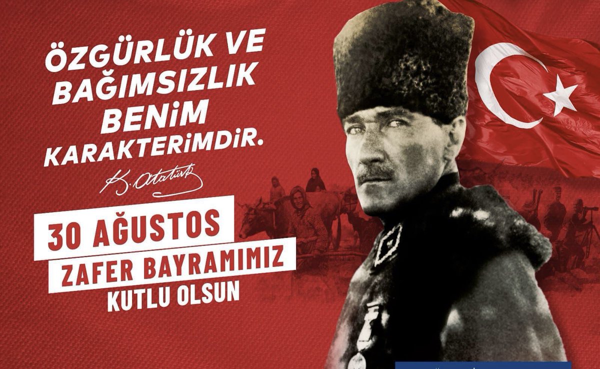 Başkomutan M.Kemal ATATÜRK ve Aziz silah arkadaşlarındaki,  O asil ruhu saygı, minnet ve dualarla anıyorum.
Ruhları şad olsun.🇹🇷
#30AgustosZaferBayrami