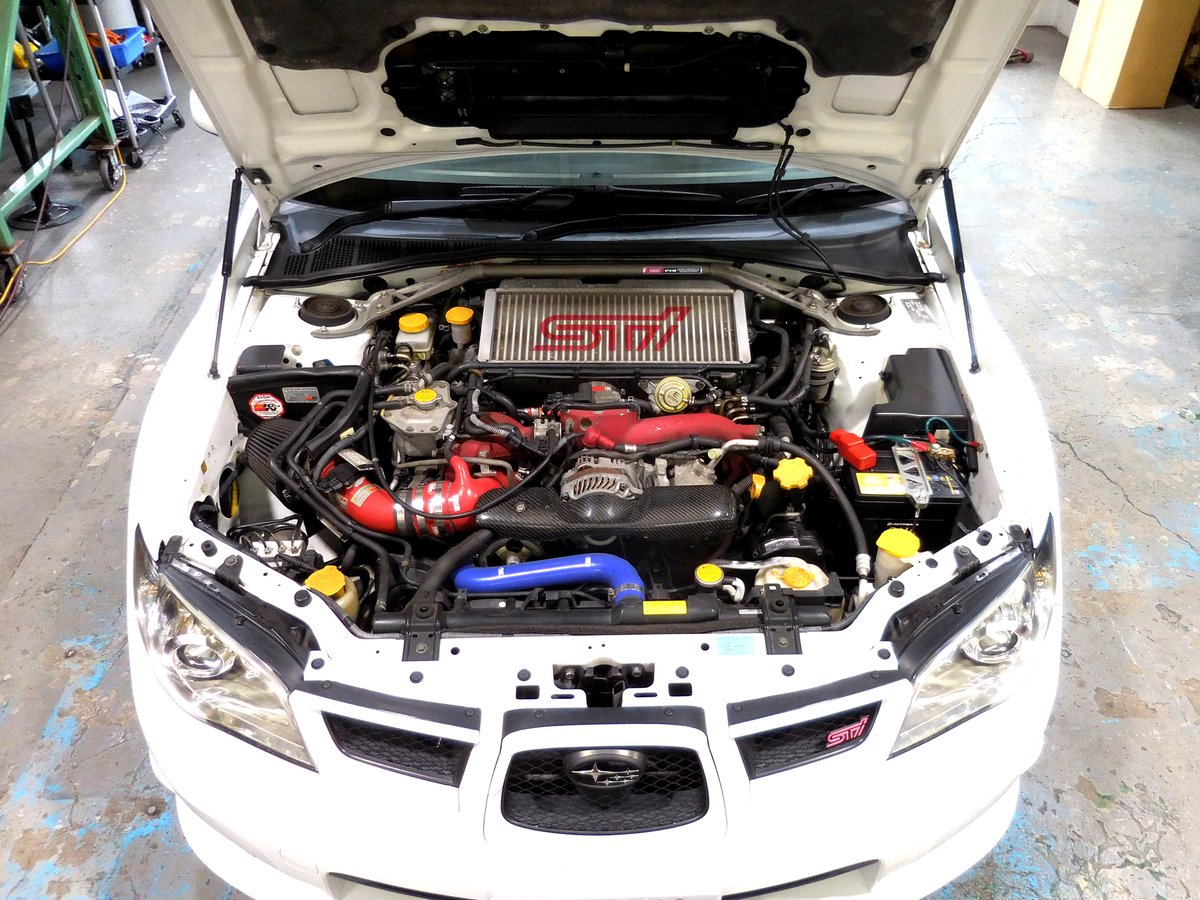 ProvaYokohama's tweet photo. #gdb #wrxsti #raspec #クラッチ + #サスペンション 交換 + その他 #純正戻し 作業でのお預かりです。中古でご購入とのことで、まずは正常な状態を目指します。ありがとうございます！#subaru #prova #maintenance #clutch #suspension #repair https://t.co/po5ibMX7Uv