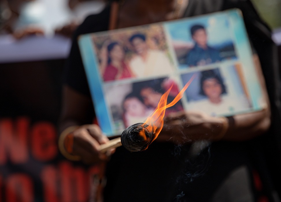 UNSriLanka's tweet photo. In Sri Lanka, thousands of families of the disappeared have waited decades to learn the fate of their loved ones.⁣

Intl Day of the Victims of Enforced Disappearances reminds us of the critical need to establish truth &amp; effective access to justice: https://t.co/qtgXYcpMZA https://t.co/gNM1wxBuEl