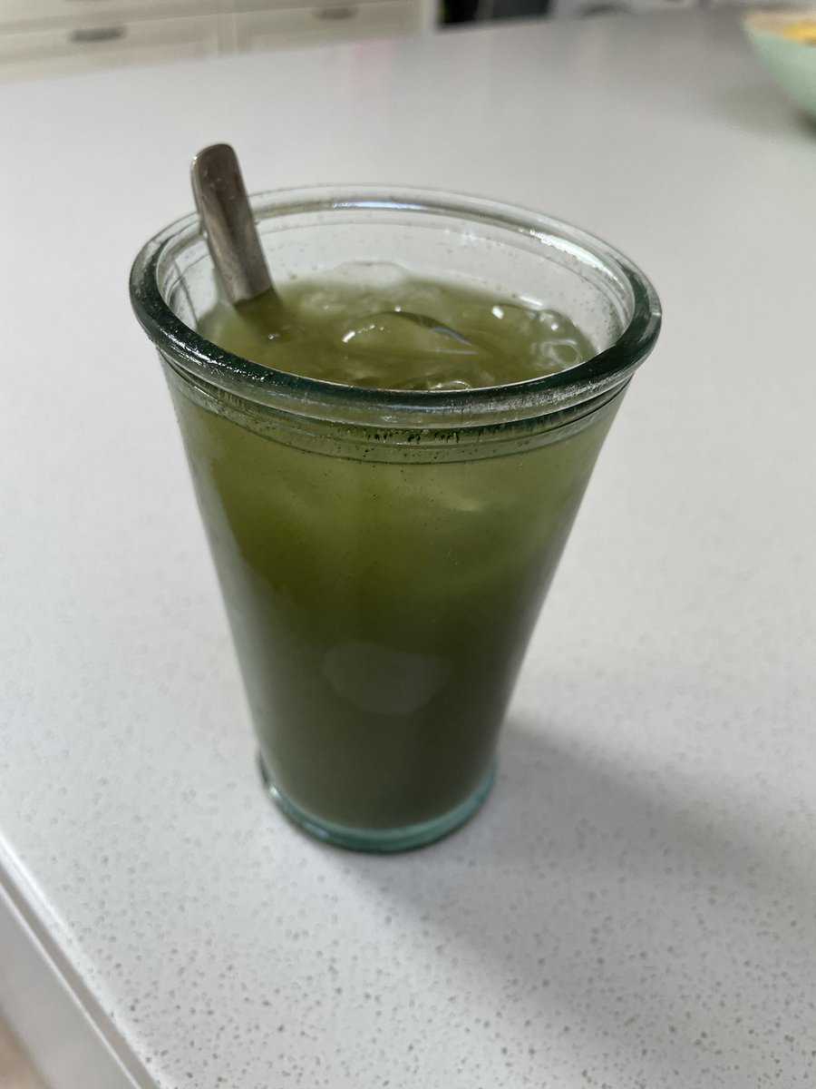 neil2614's tweet photo. According to the doctor, I’m not as slim as I once was and it’s causing some issues 🤔 so I’ve been put on a bit of a sort yourself out programme and this delightful looking concoction is part of it. Bottoms up 😩😥 https://t.co/CuY1DAEAqM