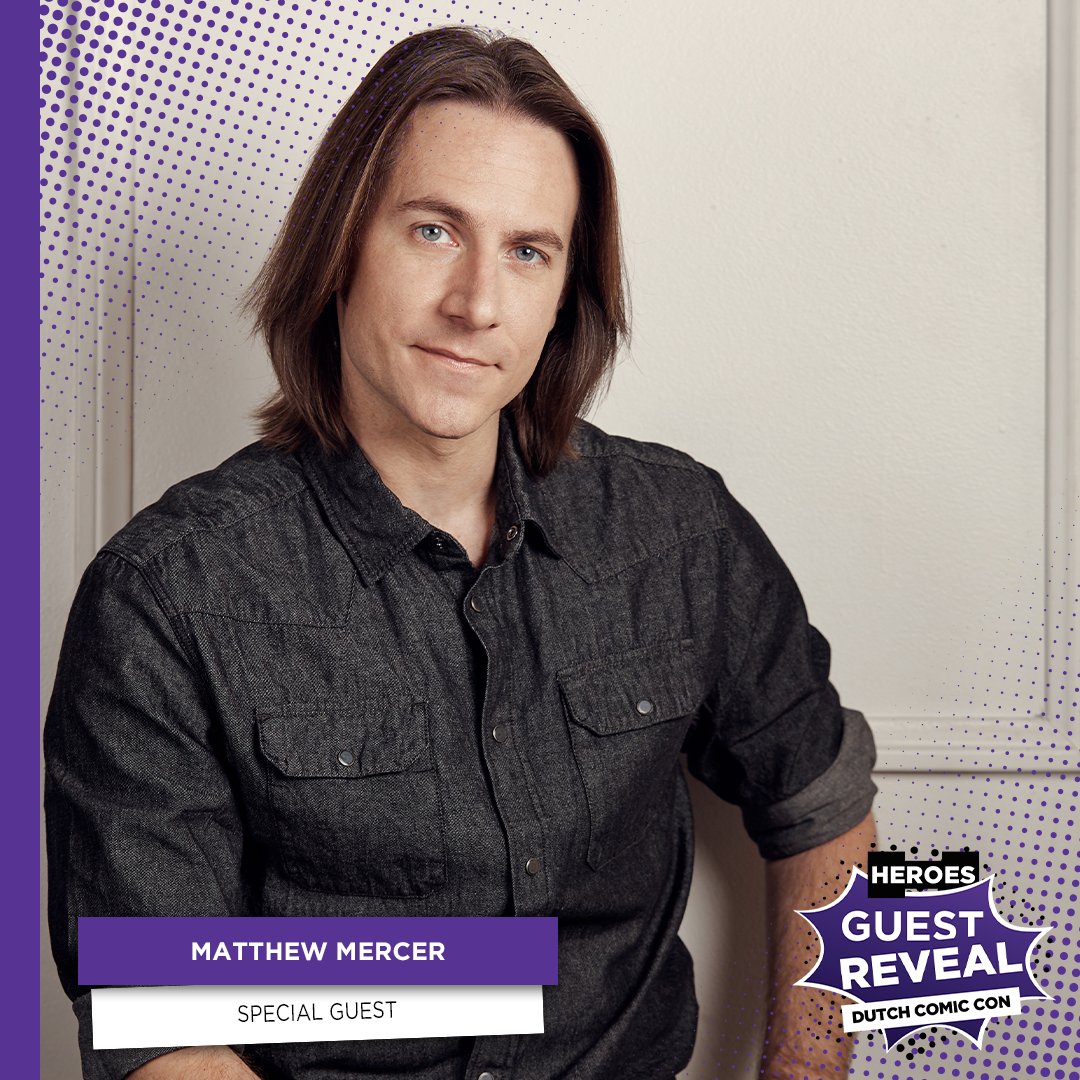 Heroes Dutch Comic Con (@dutchcomiccon) on Twitter photo Game, Anime en DnD fans, this one is for you 🙌 <a href="/matthewmercer/">Matthew Mercer</a>, Critical Role Co-founder, Chief Creative Officer, Game Master en Cast Member, komt naar Heroes Dutch Comic Con 🔥
Mis deze kans niet en haal jouw tickets vanaf 12:00 uur in onze shop: bit.ly/3F6dzcs 🎫 Game, Anime en DnD fans, this one is for you 🙌 <a href="/matthewmercer/">Matthew Mercer</a>, Critical Role Co-founder, Chief Creative Officer, Game Master en Cast Member, komt naar Heroes Dutch Comic Con 🔥
Mis deze kans niet en haal jouw tickets vanaf 12:00 uur in onze shop: bit.ly/3F6dzcs 🎫