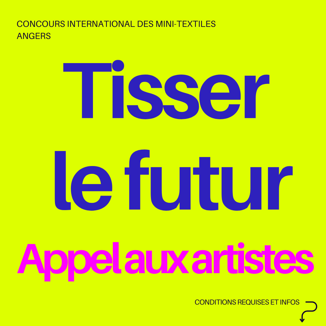 Museesdangers's tweet photo. 🔔 Appel aux artistes, il vous reste un mois pour envoyer votre mini-textile !

Pour la 10ᵉ fois, @Angers lance son concours des mini-textiles :  https://t.co/4sTfTxECTo
#CultureAngers #arttextil #textilart #tapestry #Textile https://t.co/OCSk4GyMoG
