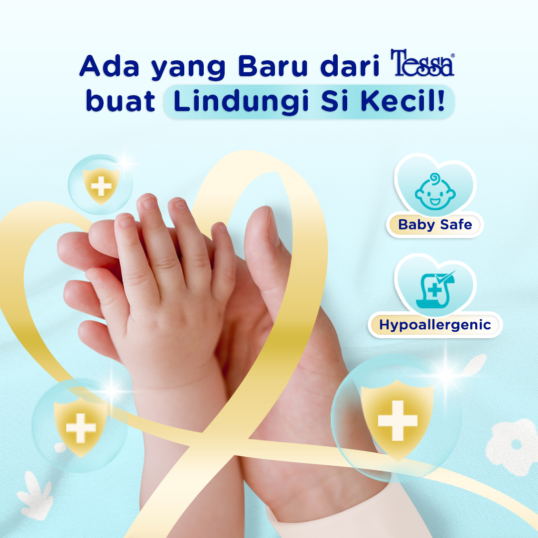 Hai Bestie, ada kejutan spesial dari Tessa!
Kali ini Tessa menghadirkan produk Baby Safe dan Hypoallergenic yang siap hadir untuk memberikan perlindungan ekstra bagi si kecil. Kira-kira, apa ya produknya?

#tissueyatessa #babysafe #higienis