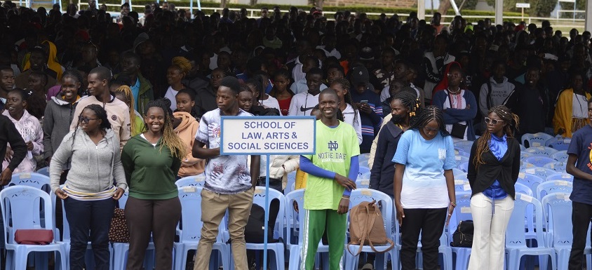 KenyattaUni's tweet photo. Today, we welcome our first-year students into the Kenyatta University family. May this journey be filled with growth, discovery, and success. Welcome aboard Class of 2028! ๐ #KUMatriculation2024 #KUFirstYears2024 #WelcomeToKU https://t.co/RbWlfXGGHM