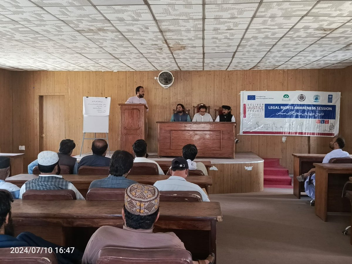 The project aims at sensitizing the vulnerable groups about their legal rights, and legal law forums to get connected with, so that, their rights are addressed equally.

#EuropeanUnion #UNDP #Law