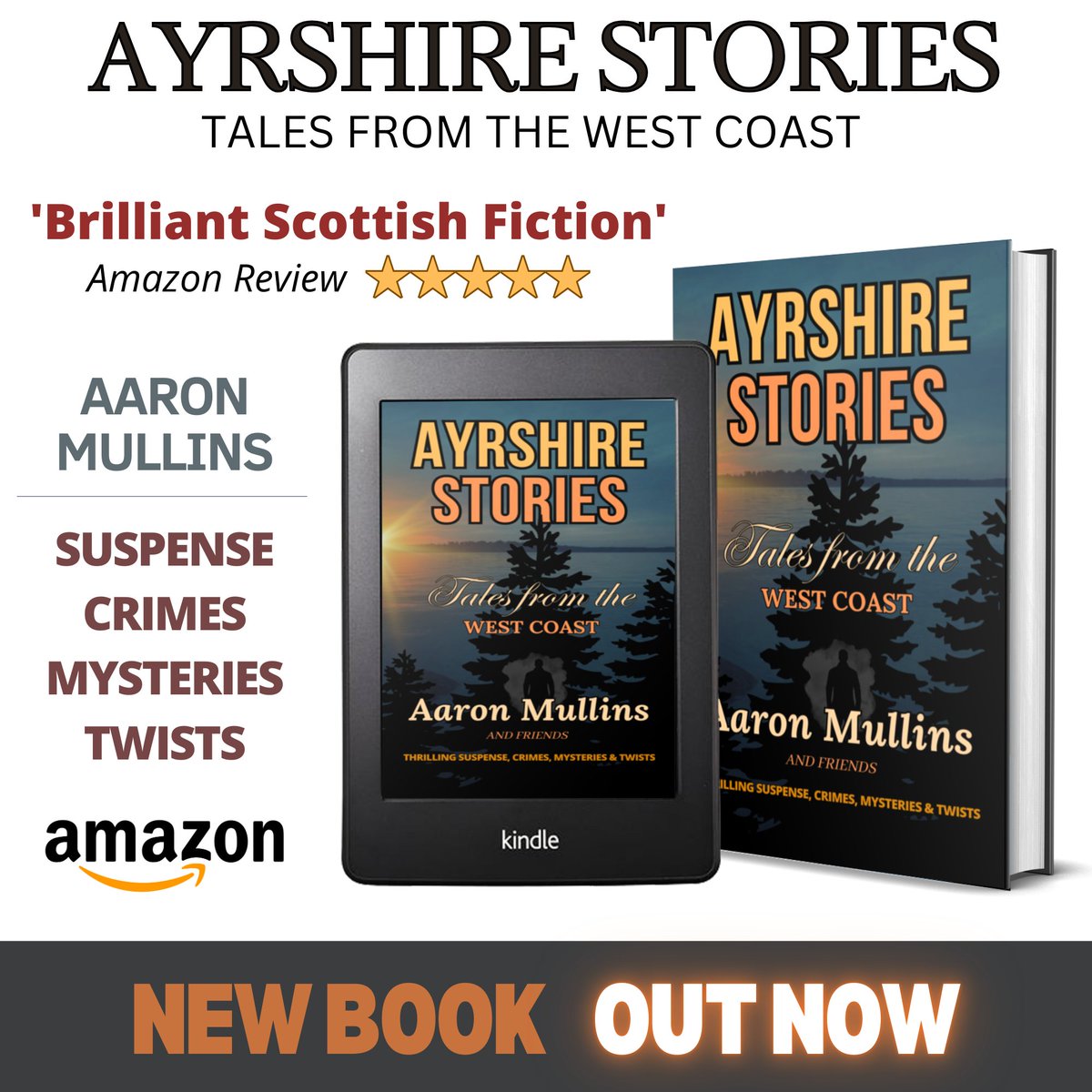 My new book is out!! 🥳 Ayrshire Stories. Paperback &amp; Kindle. View here: amazon.co.uk/dp/B0DFJ48RL1

#WritingCommunity #Writer #Writing #AmWriting #AuthorLife #WriteChat #WritersLife #Books #BookTwt #BookTwitter #Scottish #ScottishTwitter