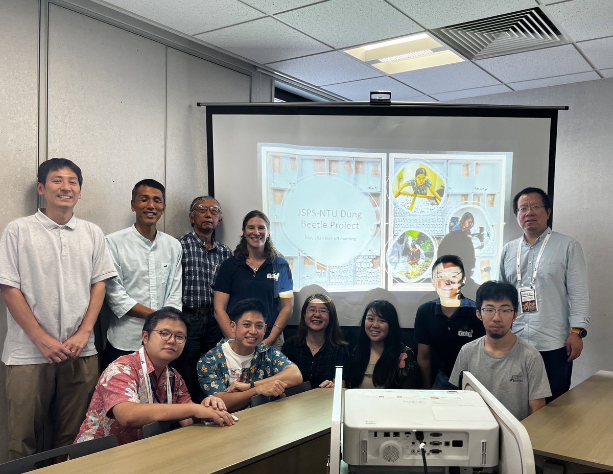 Liyuen93's tweet photo. Just wrapped up the @ice2024kyoto_jp and now racing to the JSPS #dungbeetle meeting! Excited to connect with our collaborators in Japan and discuss our next steps in research. 🪲#Teelab @ntu_ase @NTUsg @EleSlade @XinRuiOng @MarxYim @zwitteriann @seanyapzs https://t.co/G8P8Tg1d03