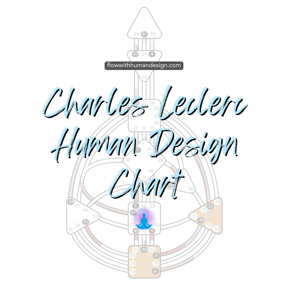 FlowHumanDesign's tweet image. Charles Leclerc Human Design Chart

Could Charles&apos; Chart be one of the FASTEST on the planet? This Formula 1 prodigy&apos;s defined Sacral is built for explosive acceleration and peak performance. New video charts his trailblazing success!

flowwithhumandesign.com/chart/charles-…