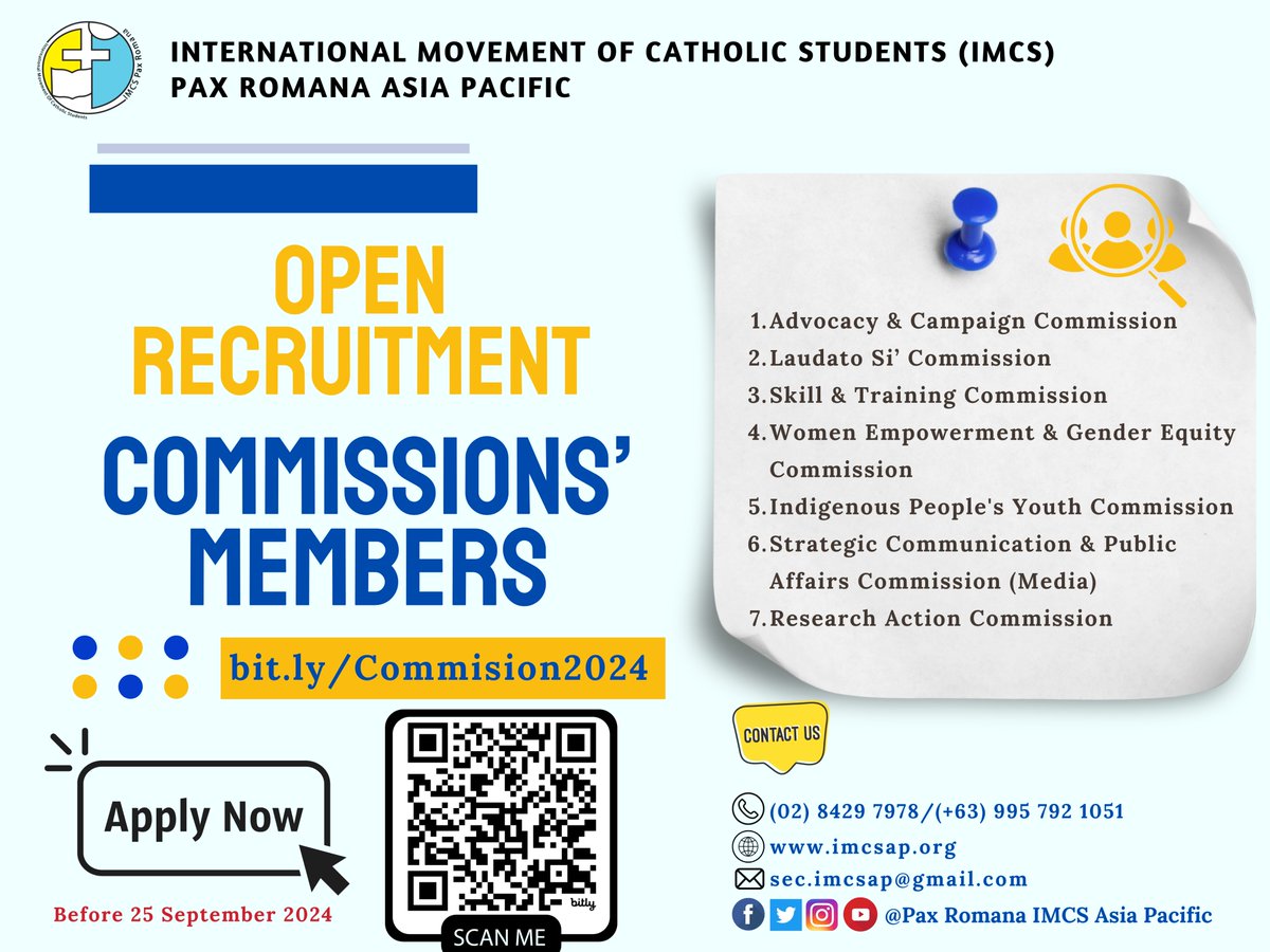 Join us! Apply before 25 September 2024