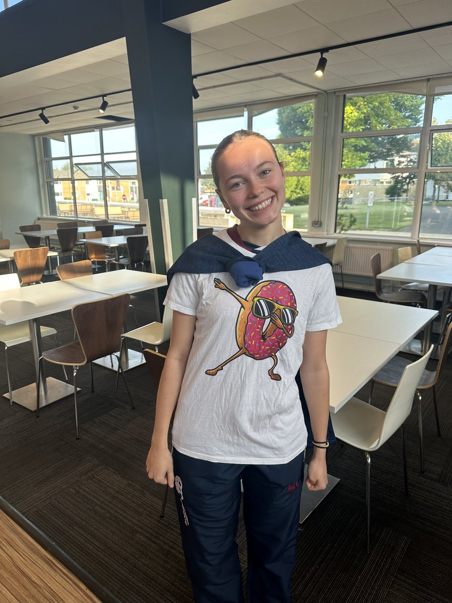 Our Doughnut of the Day for yesterday’s journey down was Nancy! 

She gets to wear this lovely T-Shirt for breakfast this morning!