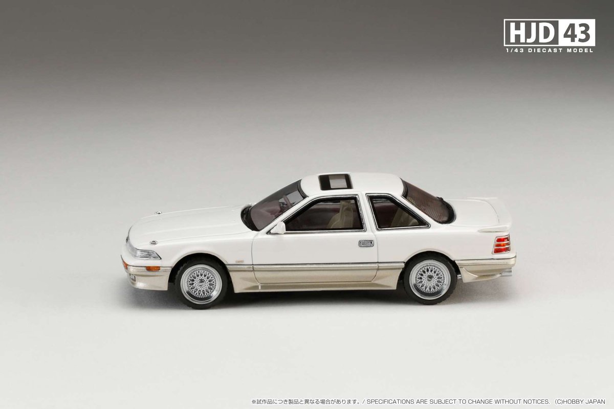 HJ_Minicar's tweet photo. 1/43 Toyota SOARER 3000 TWINCAM 24 GT-LIMITED (MZ20) Customized Version
■発売予定: 2024年12月以降
■お取扱店・海外代理店情報
https://t.co/Dv9aft2xn3
#ホビージャパン #HobbyJAPAN #HJD43 #ダイキャスト #minicar #ミニカー #43scale #Toyota #トヨタ #ソアラ #GTLIMITED #JDM #MZ20 https://t.co/UccpcYr1EY