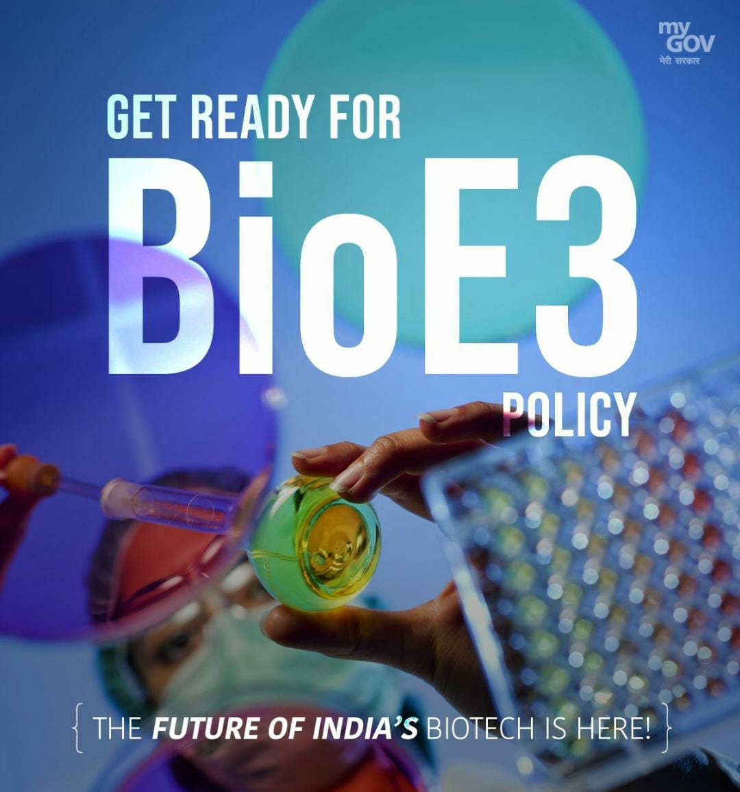 BioE3 - A great initiative by Govt. of India which will boost economy and employment. #ViksitBharat <a href="/DBT_IBSD/">DBT-IBSD</a> <a href="/DrJitendraSingh/">Dr Jitendra Singh</a> <a href="/PMOIndia/">PMO India</a> <a href="/PulokMukherjee/">Prof. Pulok K Mukherjee</a>