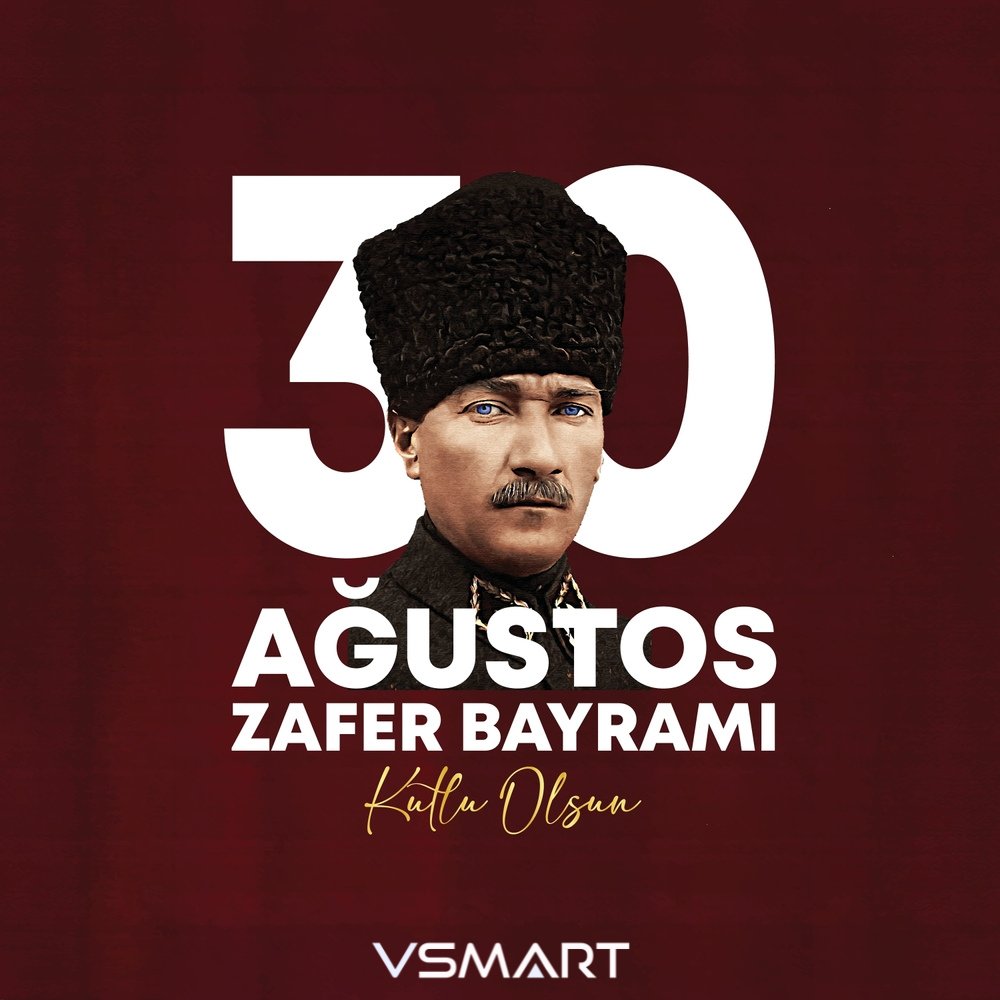 vsmartbt's tweet photo. Bağımsızlık ve özgürlüğümüzün simgesi olan 30 Ağustos Zaferi'nin 102. yılında, Gazi Mustafa Kemal Atatürk ve tüm kahramanlarımızı minnetle anıyoruz. #30Ağustos #ZaferBayramı #vSmart #Information #Technology https://t.co/iKEUU0xBaS