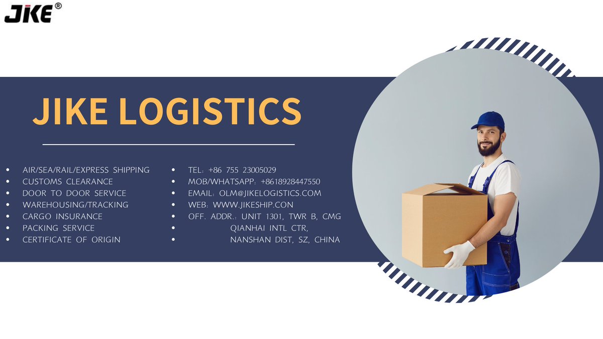 Jikelogistics's tweet photo. 🌎Jike Logistics is dedicated to delivering seamless and efficient logistics services tailored to meet a variety of international transportation needs.  
Whether for import and export or cross-border e-commerce, Jike Logistics is your ideal choice.👍 https://t.co/uu9Rlrjdsg
